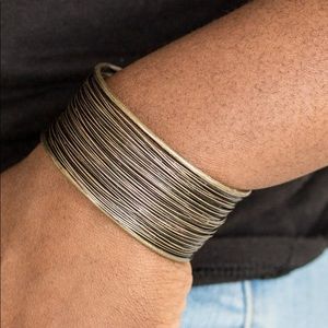 Wire Warrior Brass Cuff Bracelet